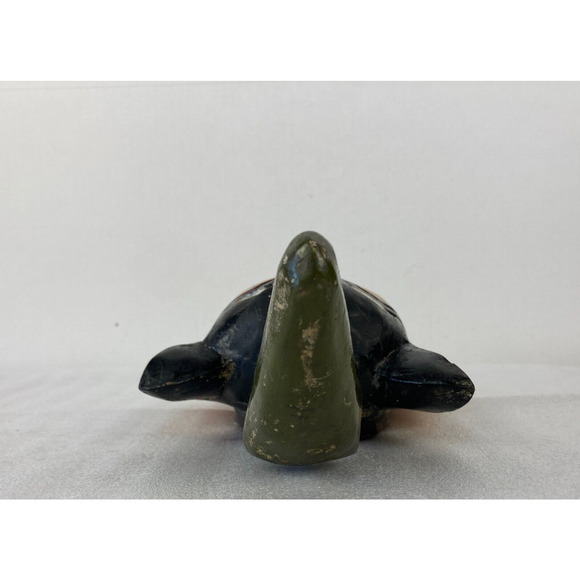 Baule? Wooden Tribal Mask Hand Carved Painted Akan 14" African Vintage - Picture 7 of 7